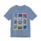 EPCOT Vintage Stamps - Adult Tee Shirt