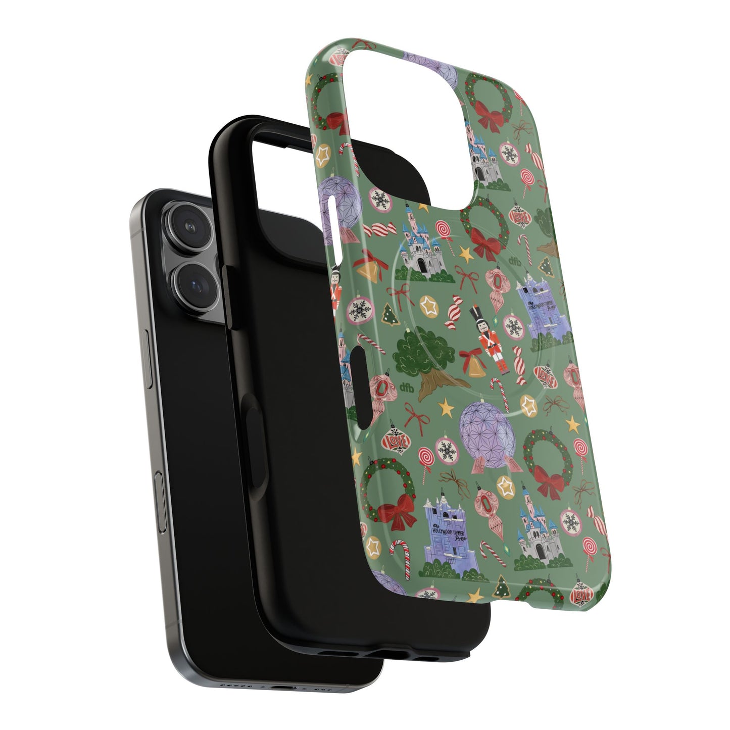 Park Icons Vintage Ornaments - Tough Magnetic iPhone Case