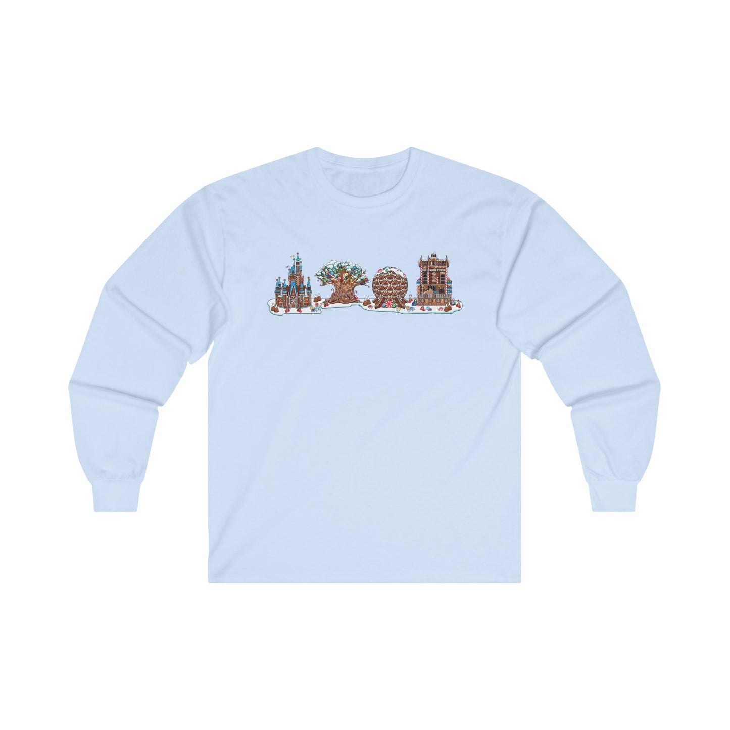 Gingerbread Park Icons - Long Sleeve Tee