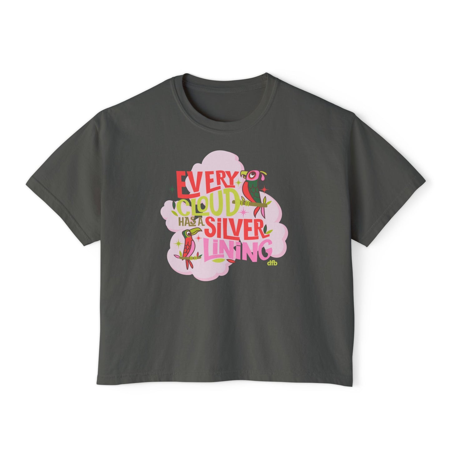 LIMITED EDITION Every Cloud Has a Silver Lining - Women's Boxy Tee