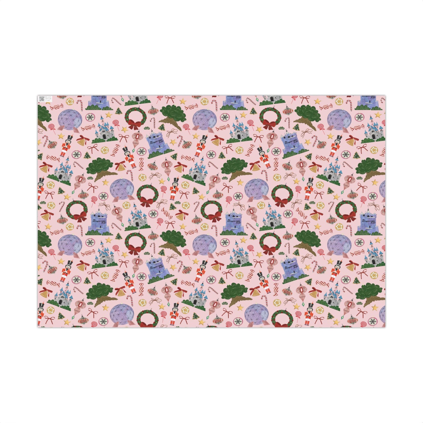 Park Icons Vintage Ornaments - Gift Wrap Papers