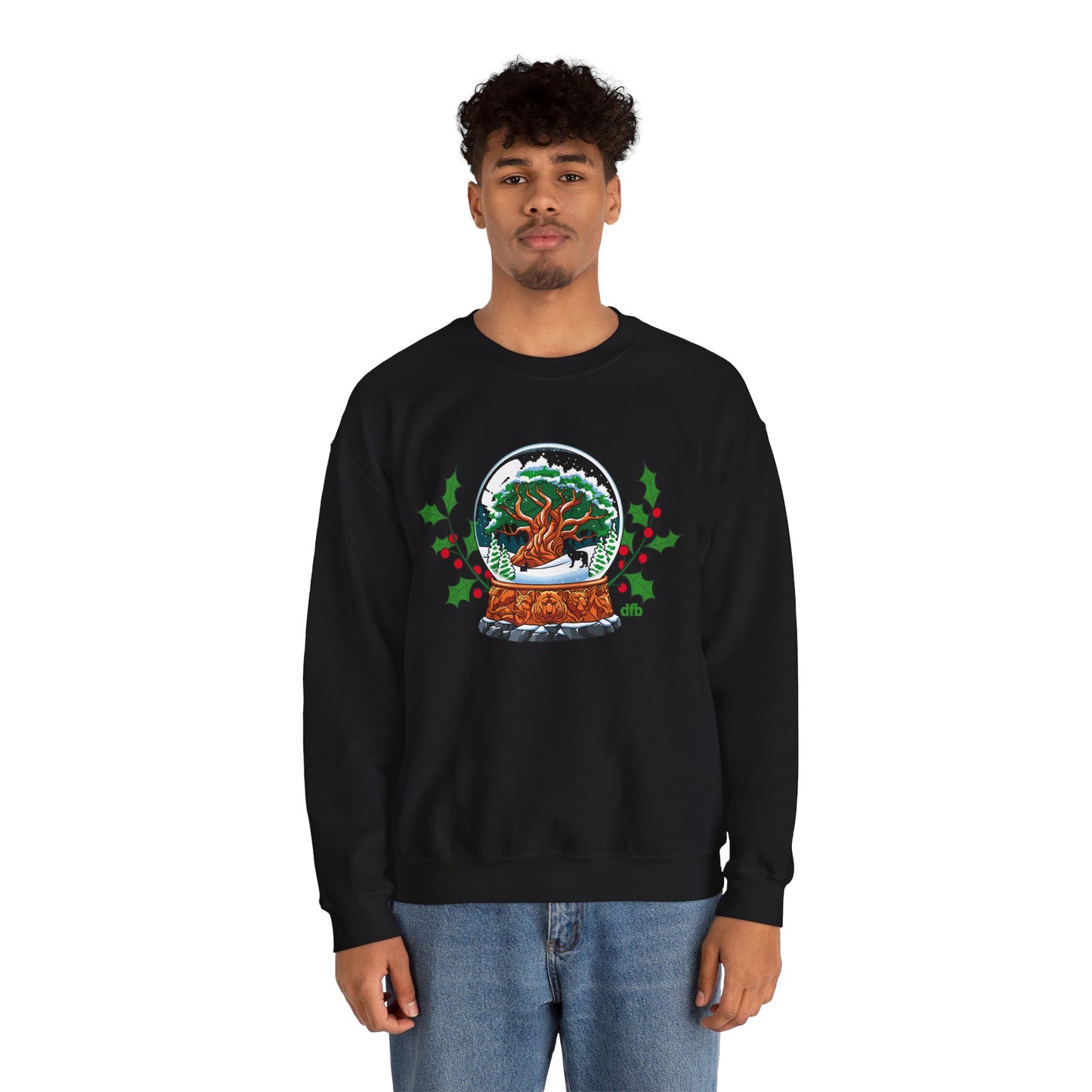 Animal Kingdom Snowglobes - Adult Crewneck Sweatshirt