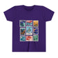 Magic Kingdom Vintage Stamps - Youth Short Sleeve Tee Shirt