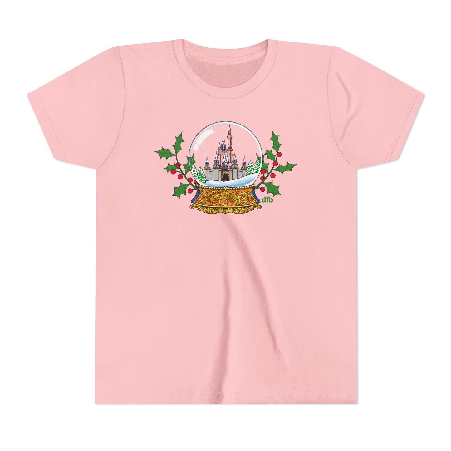 Magic Kingdom Snowglobes -  Kid's Short Sleeve Tee Shirt