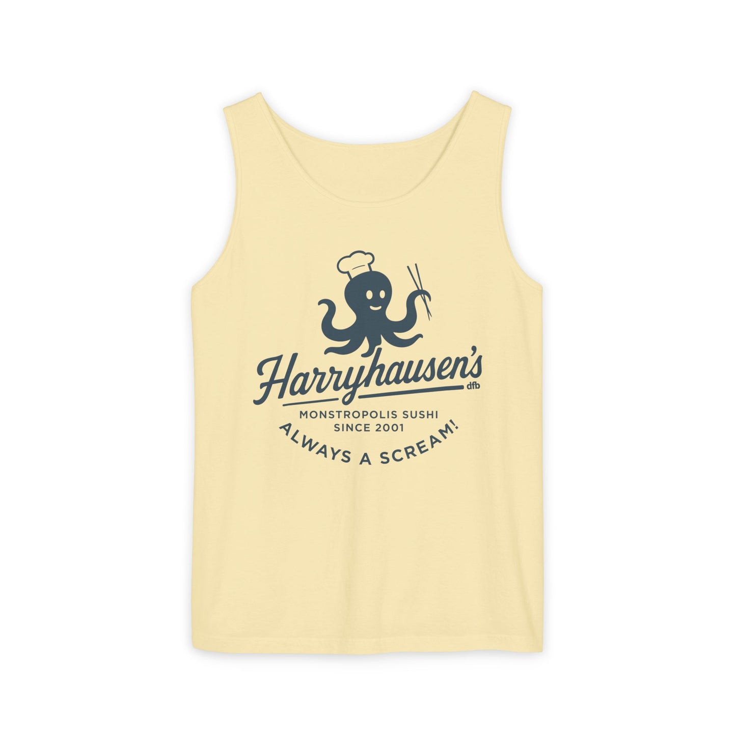 Harryhausen's - Unisex Garment-Dyed Tank Top