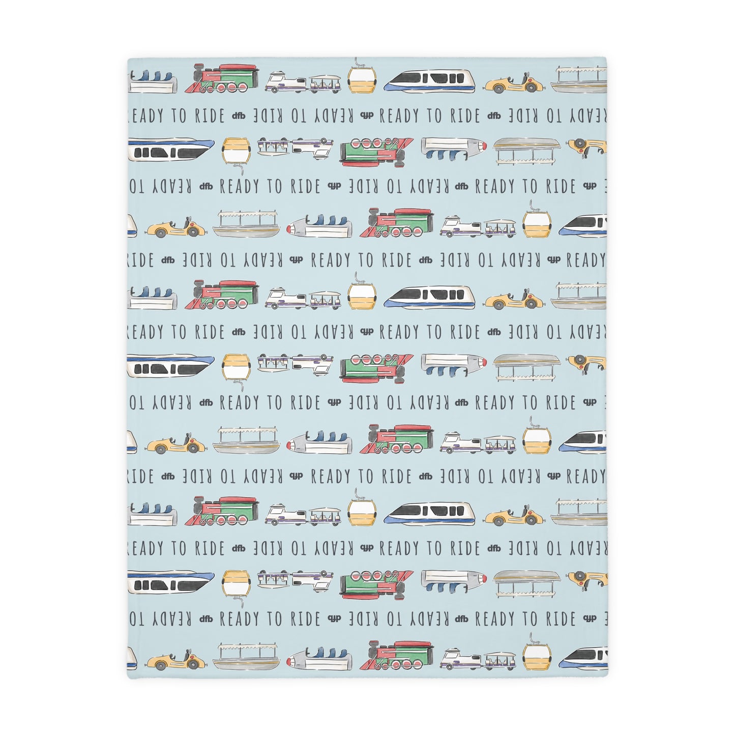 Ready to Ride - Velveteen Microfiber Blanket