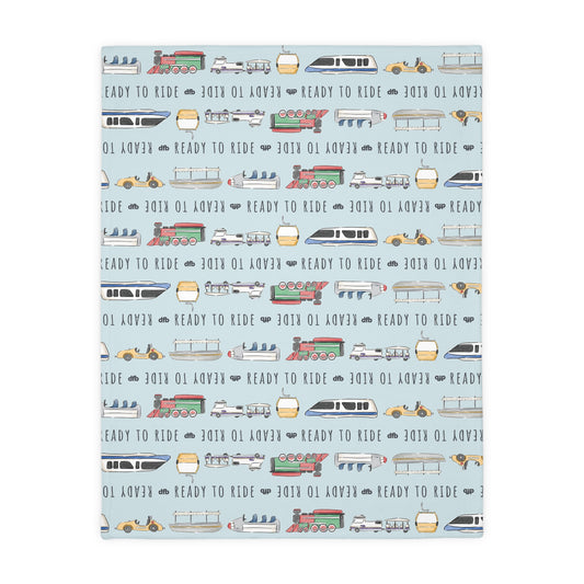 Ready to Ride - Velveteen Microfiber Blanket
