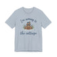 Snowy Cabin Castle, I'm Coming to the Cottage - Adult Tee Shirt
