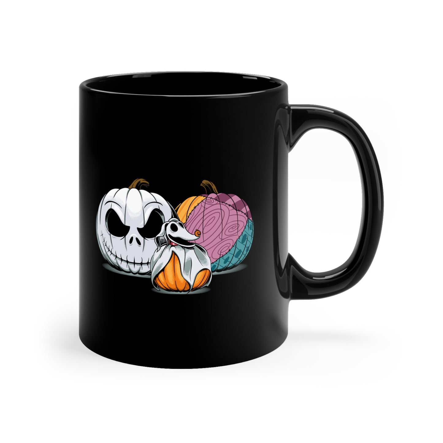 This Is Halloween Pumpkin Trio Black Mug