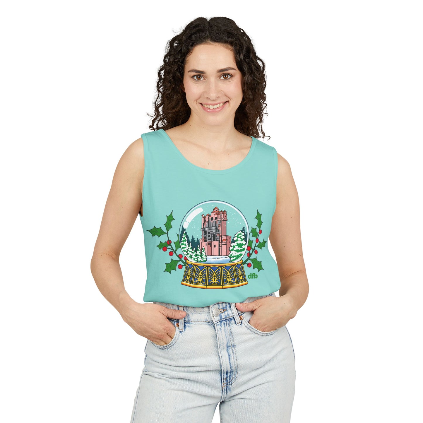 Hollywood Studios Snowglobes - Unisex Garment-Dyed Tank Top