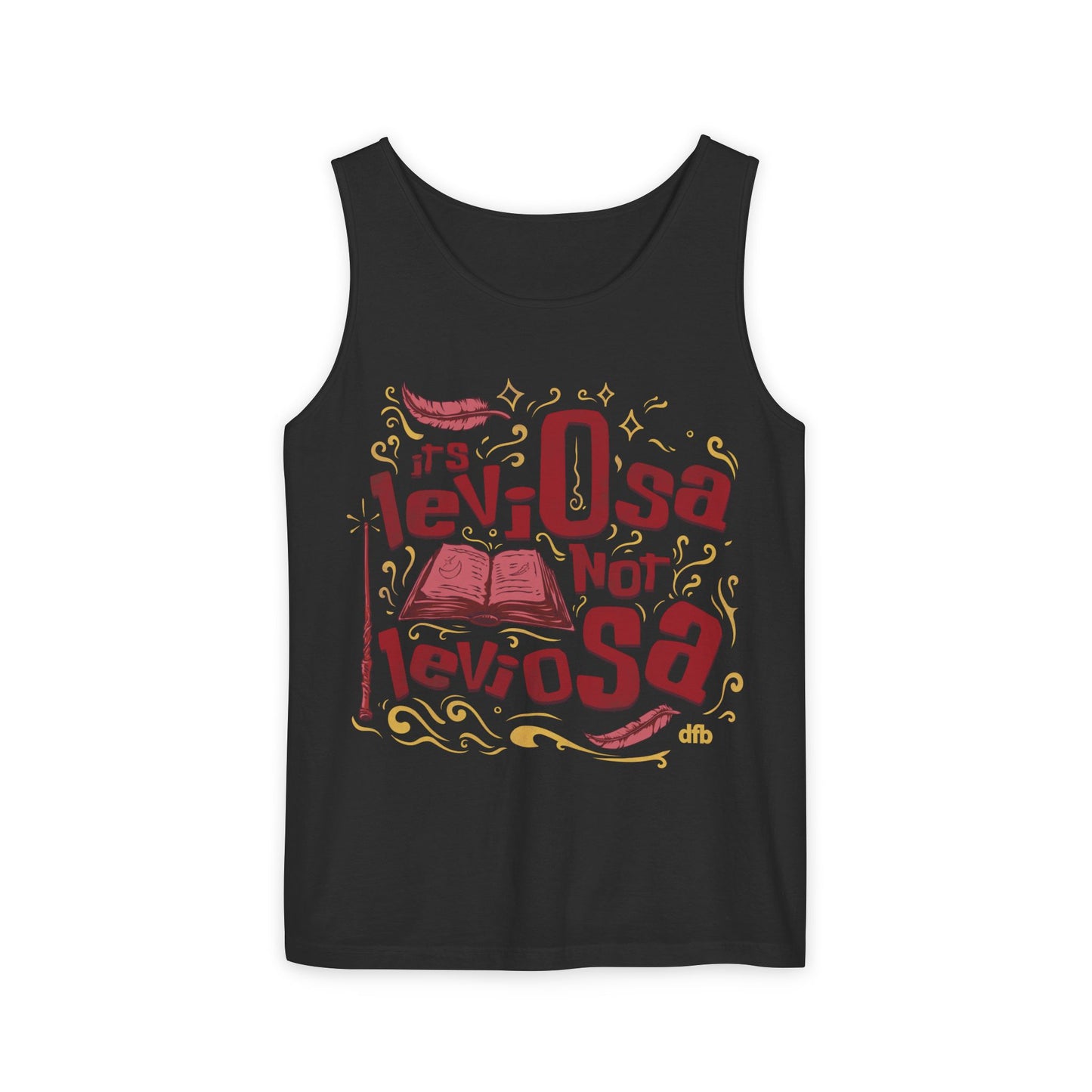 Hermione Quote - Unisex Garment-Dyed Tank Top