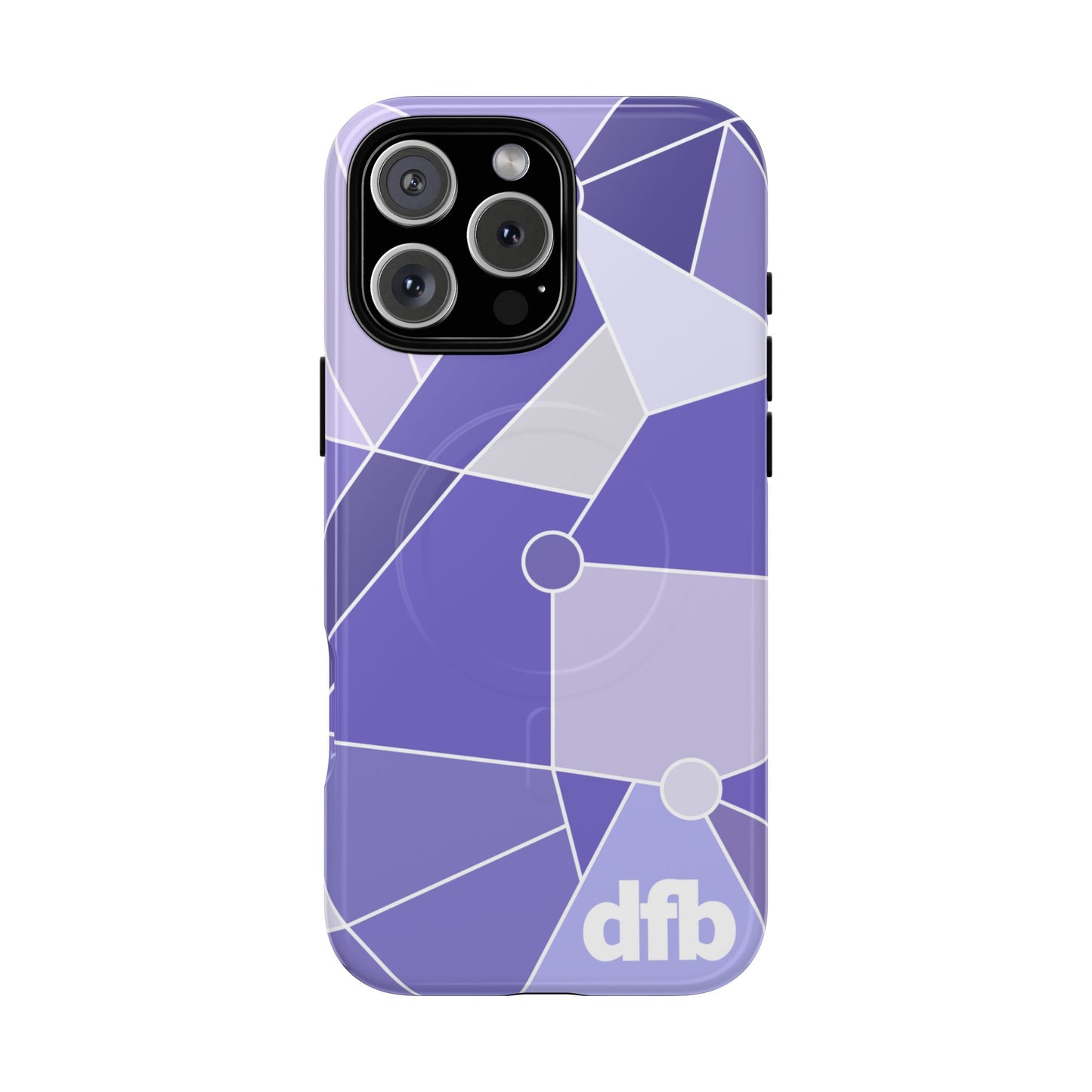 Tomorrowland Purple Wall - Tough Magnetic iPhone Case