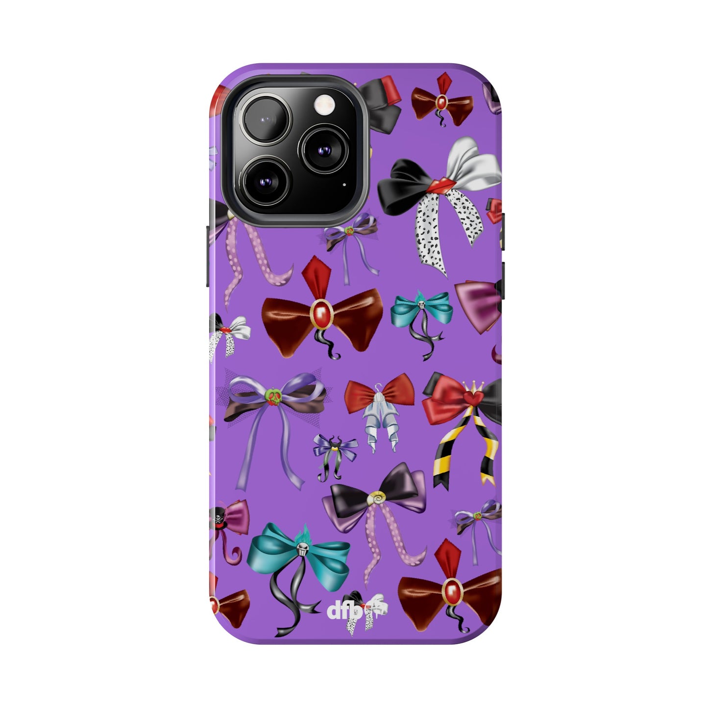 Bad to the Bow - Villains Bows - Apple Phone Case