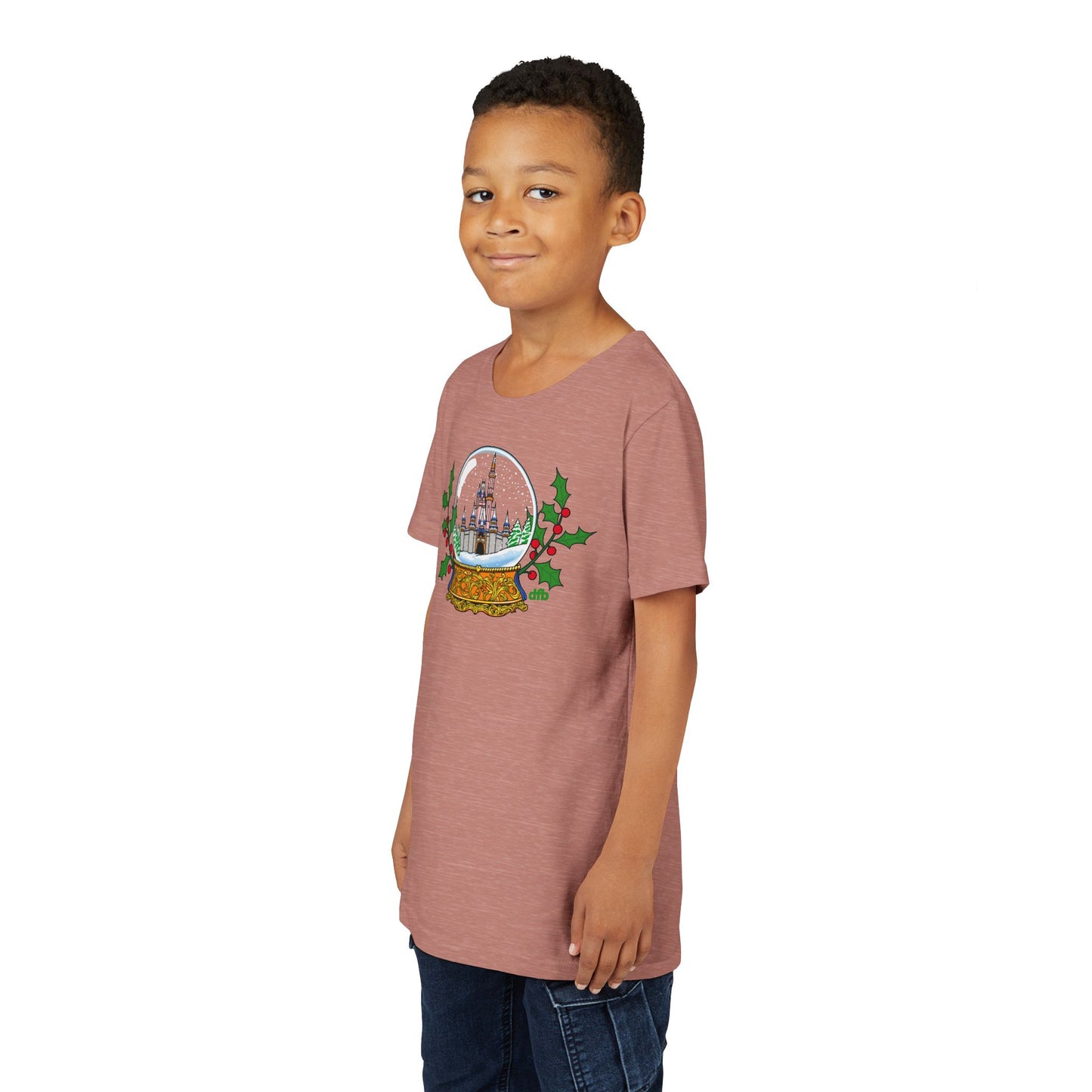 Magic Kingdom Snowglobes -  Kid's Short Sleeve Tee Shirt
