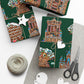 Gingerbread Park Landmarks - Gift Wrap Papers