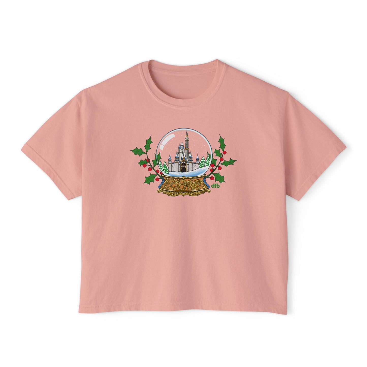Magic Kingdom Snowglobes  - Women's Boxy Tee
