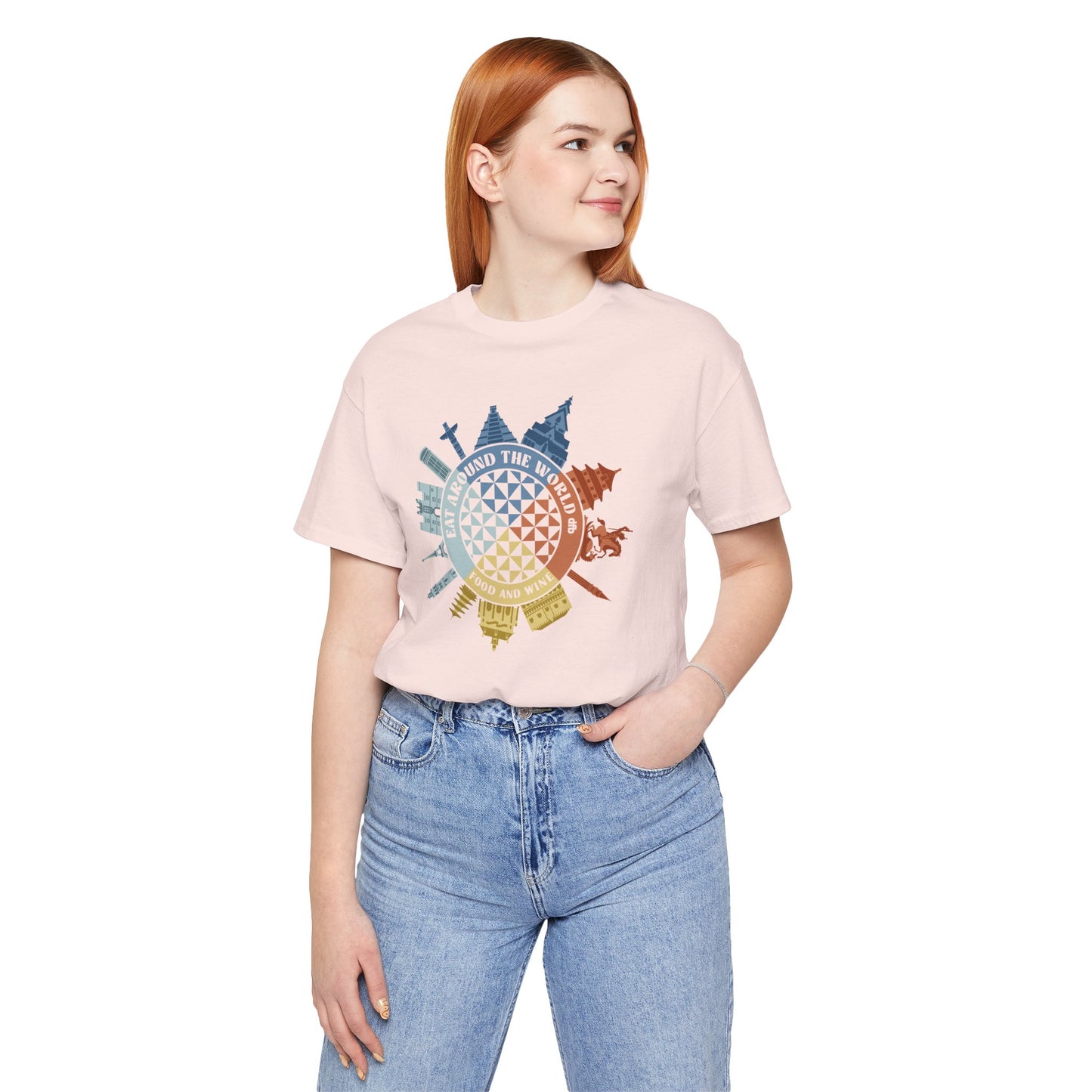 Food & Wine Compass - Adult Tee Shirt