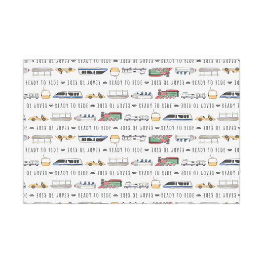 Ready to Ride, White Background - Gift Wrap Papers