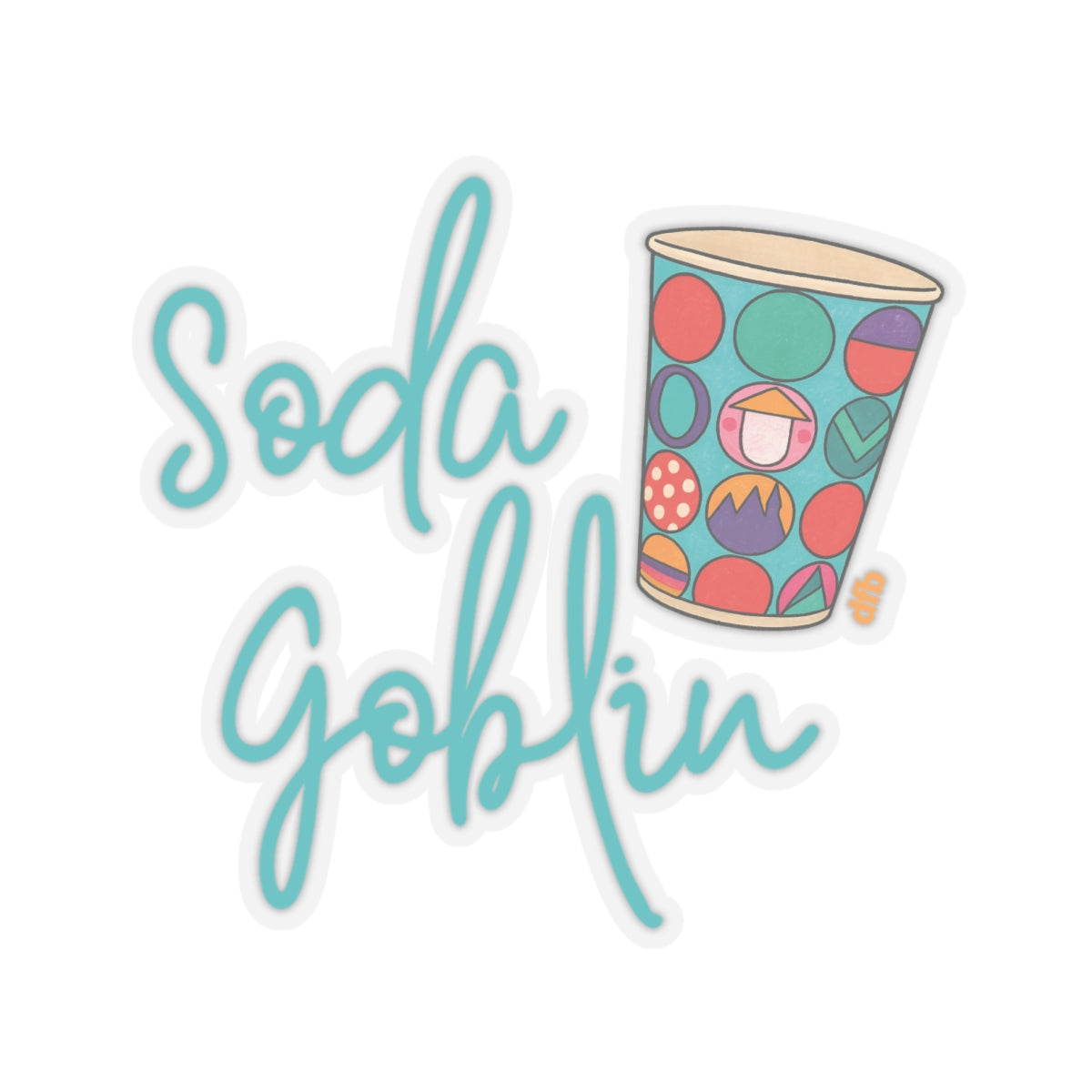 Soda Goblin  - Kiss-Cut Stickers