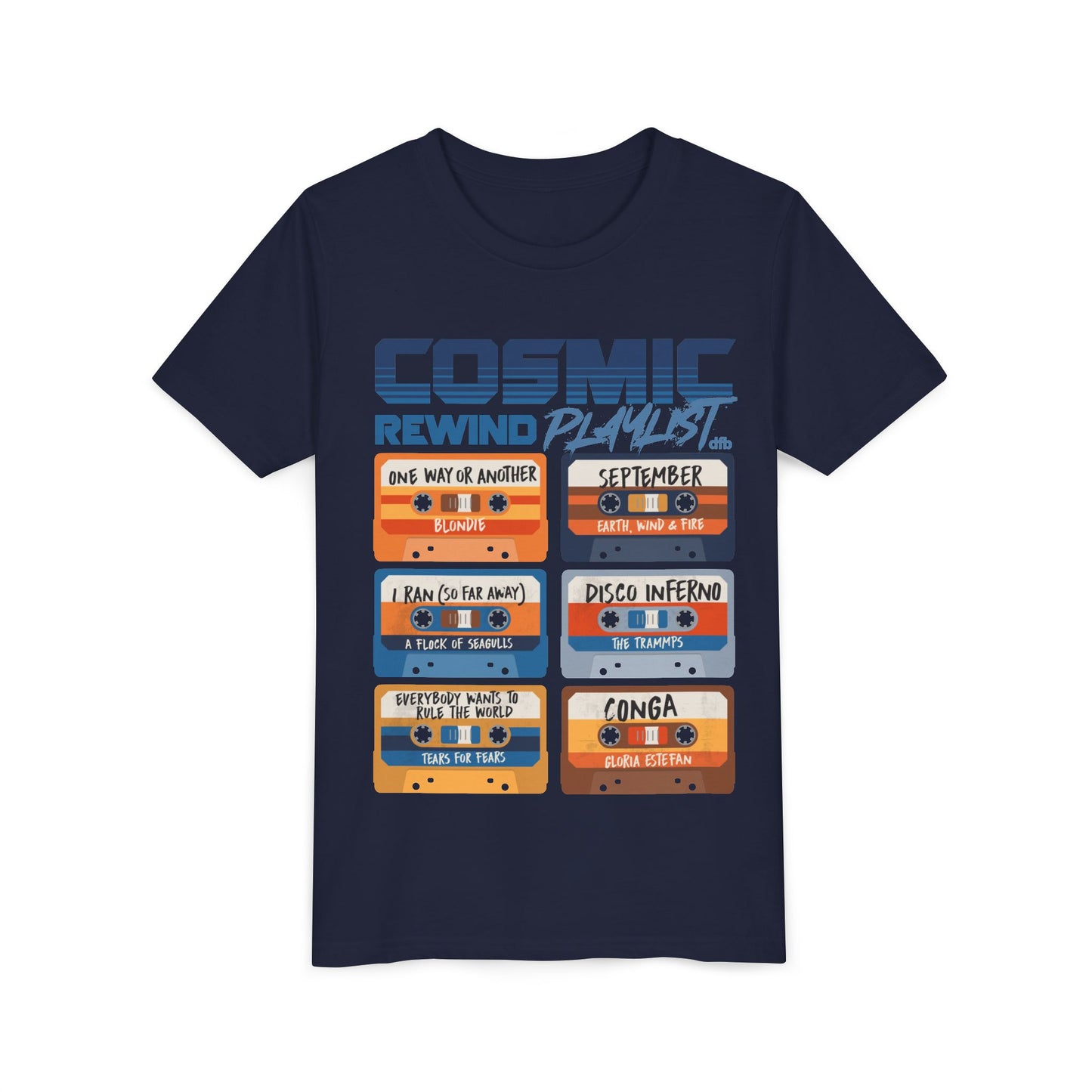 Cosmic Rewind Mixtapes - Kid's Tee Shirt