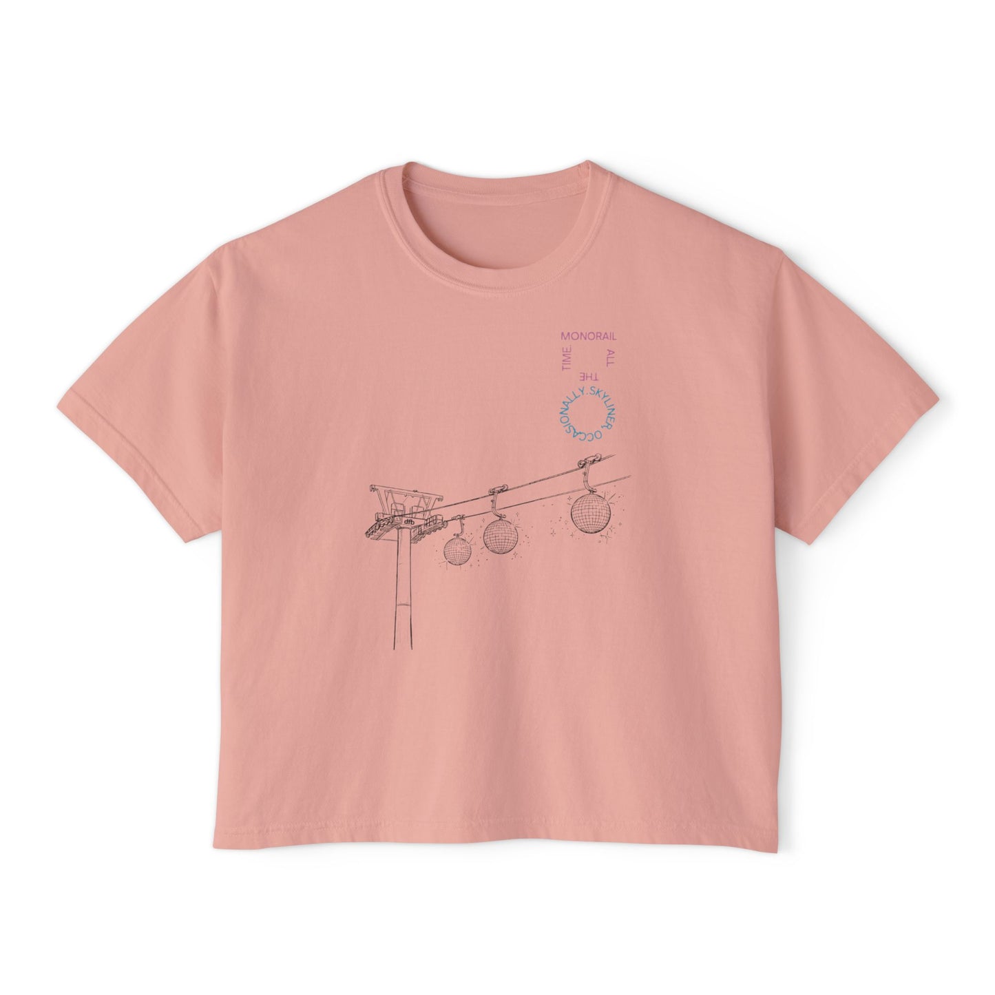 Monorail All The Time - Women's Boxy Tee