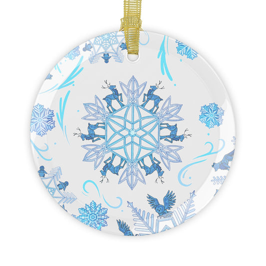 Reindeer - Merry Menagerie - Glass Ornaments
