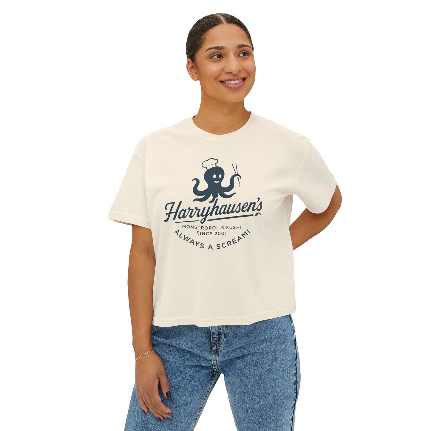 Harryhausen's - Women's Boxy Tee