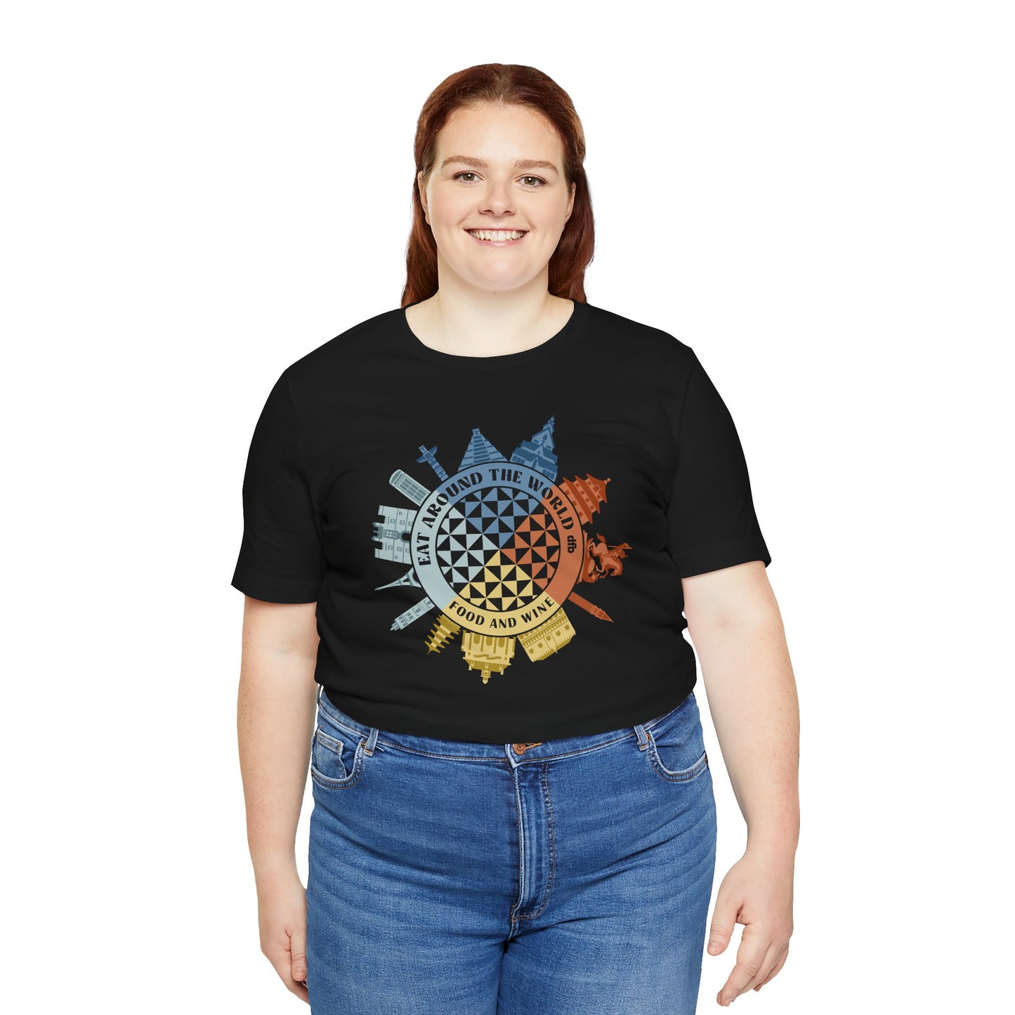 Food & Wine Compass - Adult Tee Shirt