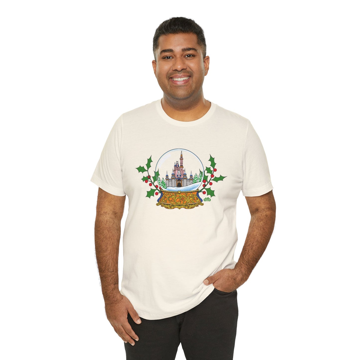 Magic Kingdom Snowglobes - Adult Tee Shirt