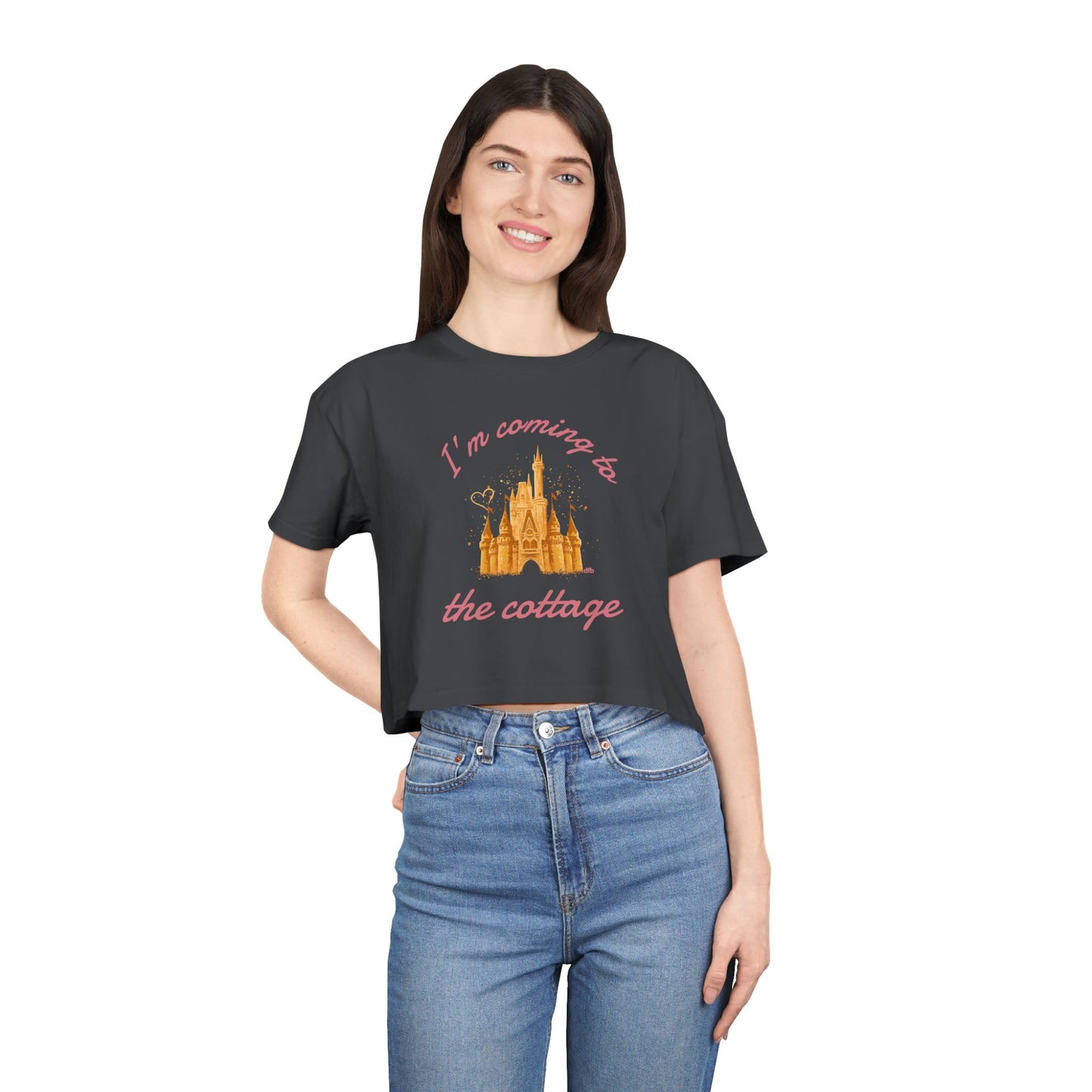 I'm Coming to the Cottage - Women's Crop Tee