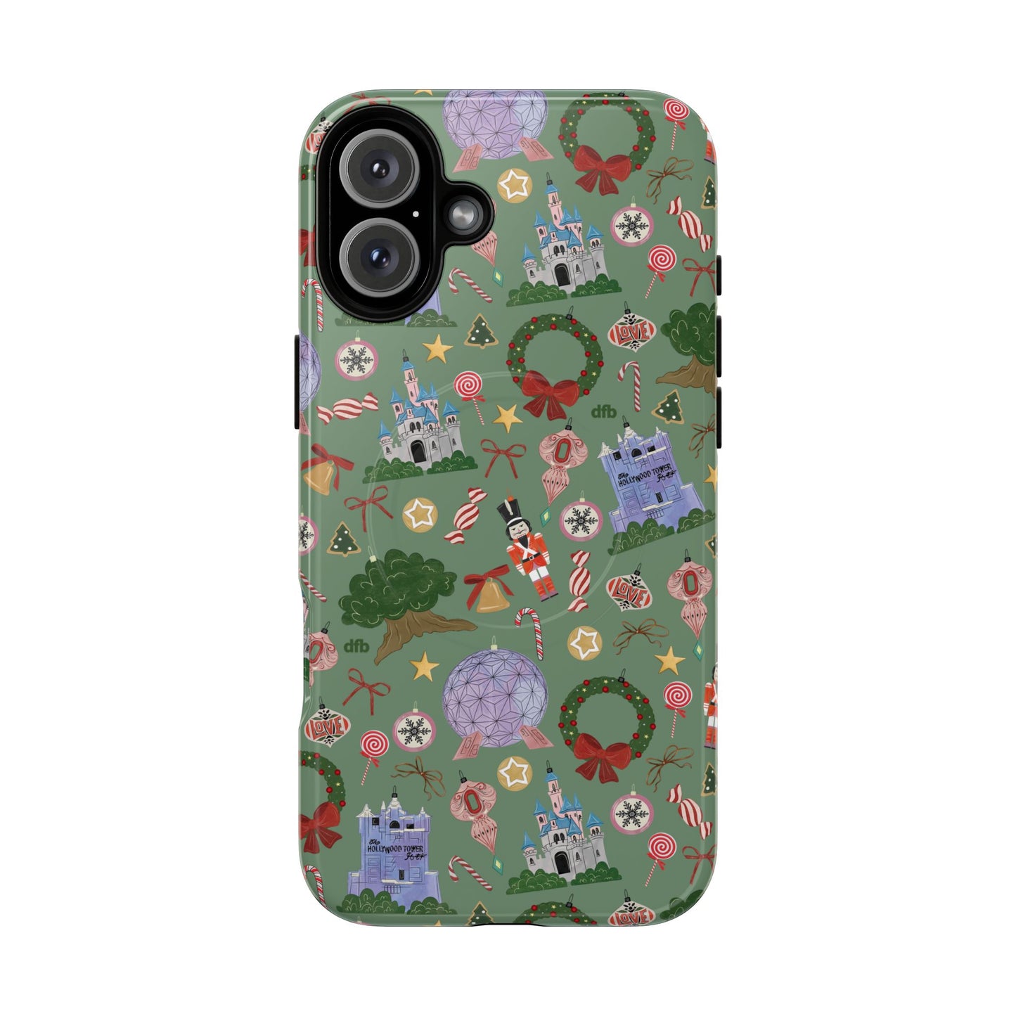 Park Icons Vintage Ornaments - Tough Magnetic iPhone Case