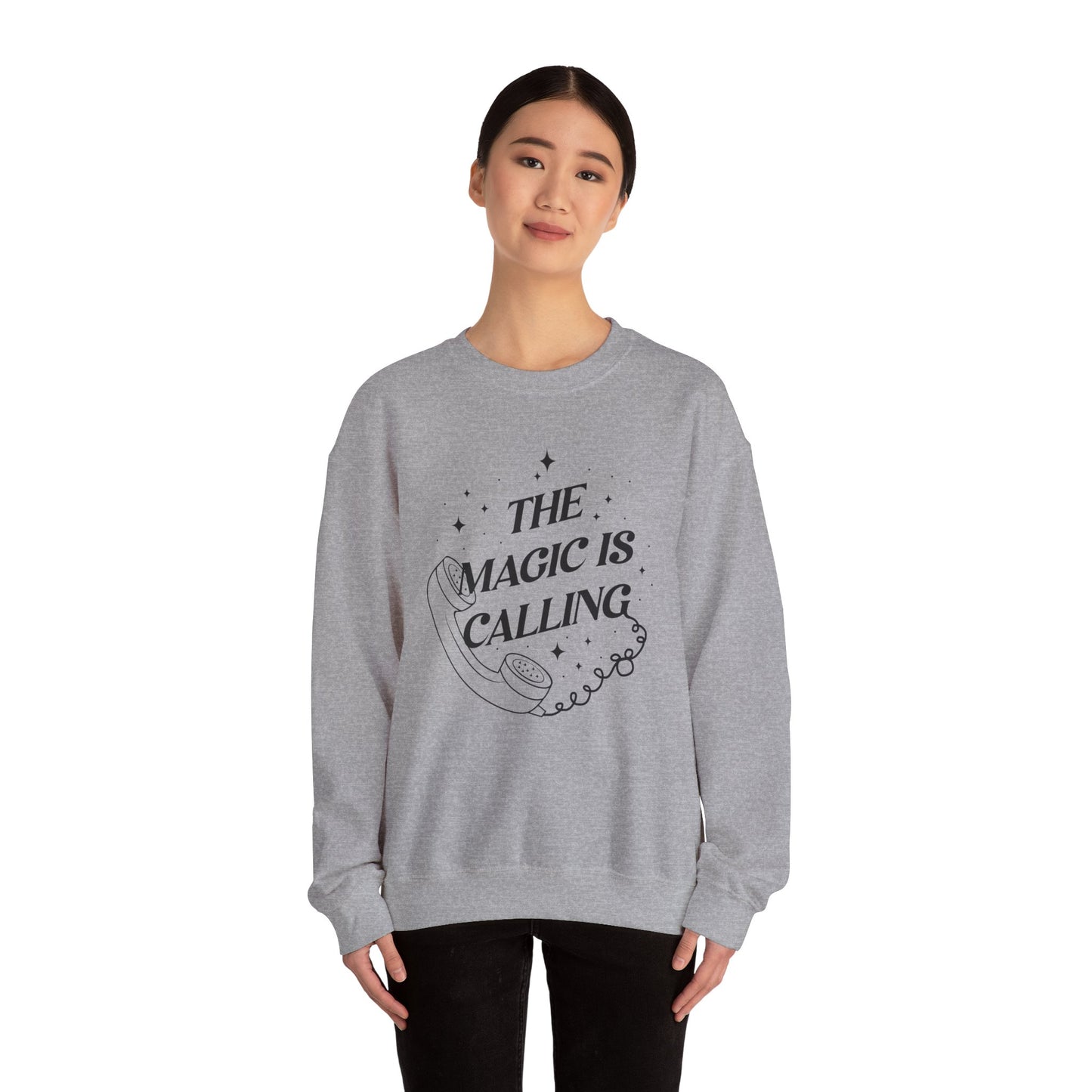 Magic is Calling Double Sided - Adult Crewneck Sweatshirt