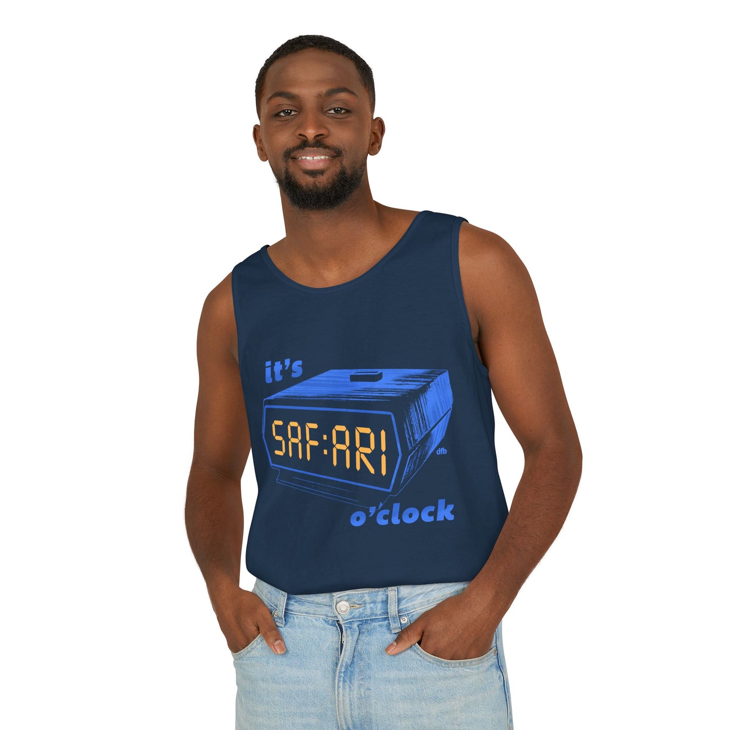 It's Park O' Clock - Unisex Garment-Dyed Tank Top