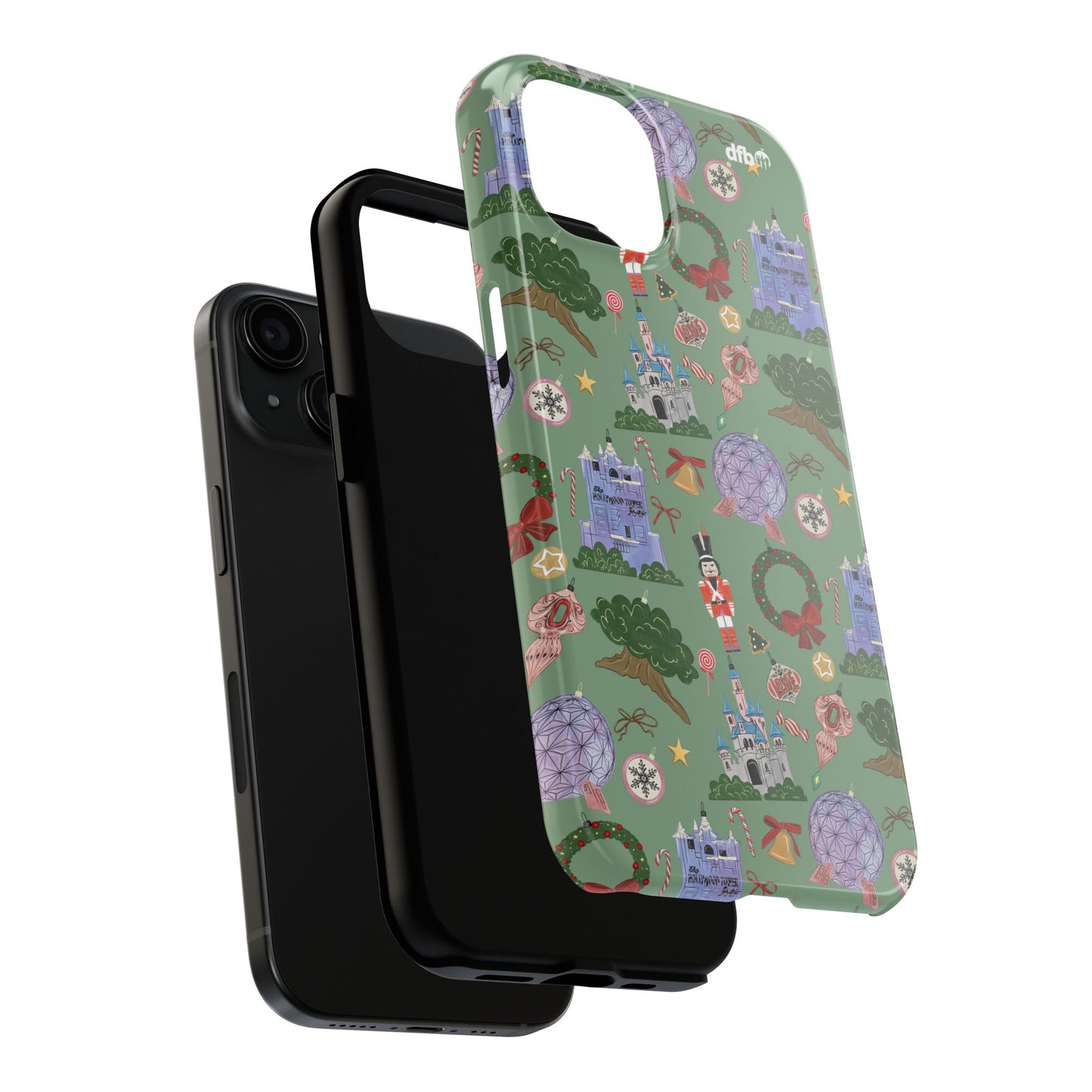 Park Icons Vintage Ornaments - Apple Phone Case