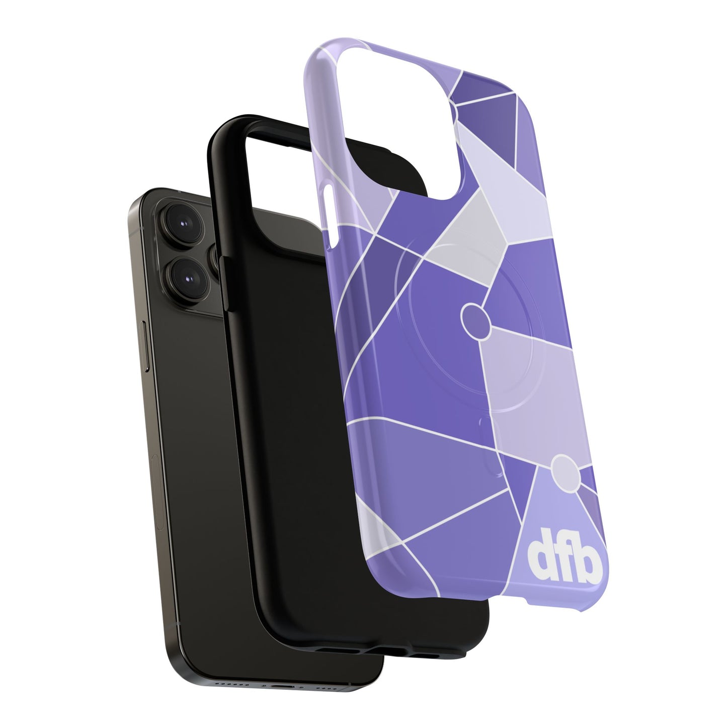 Tomorrowland Purple Wall - Tough Magnetic iPhone Case