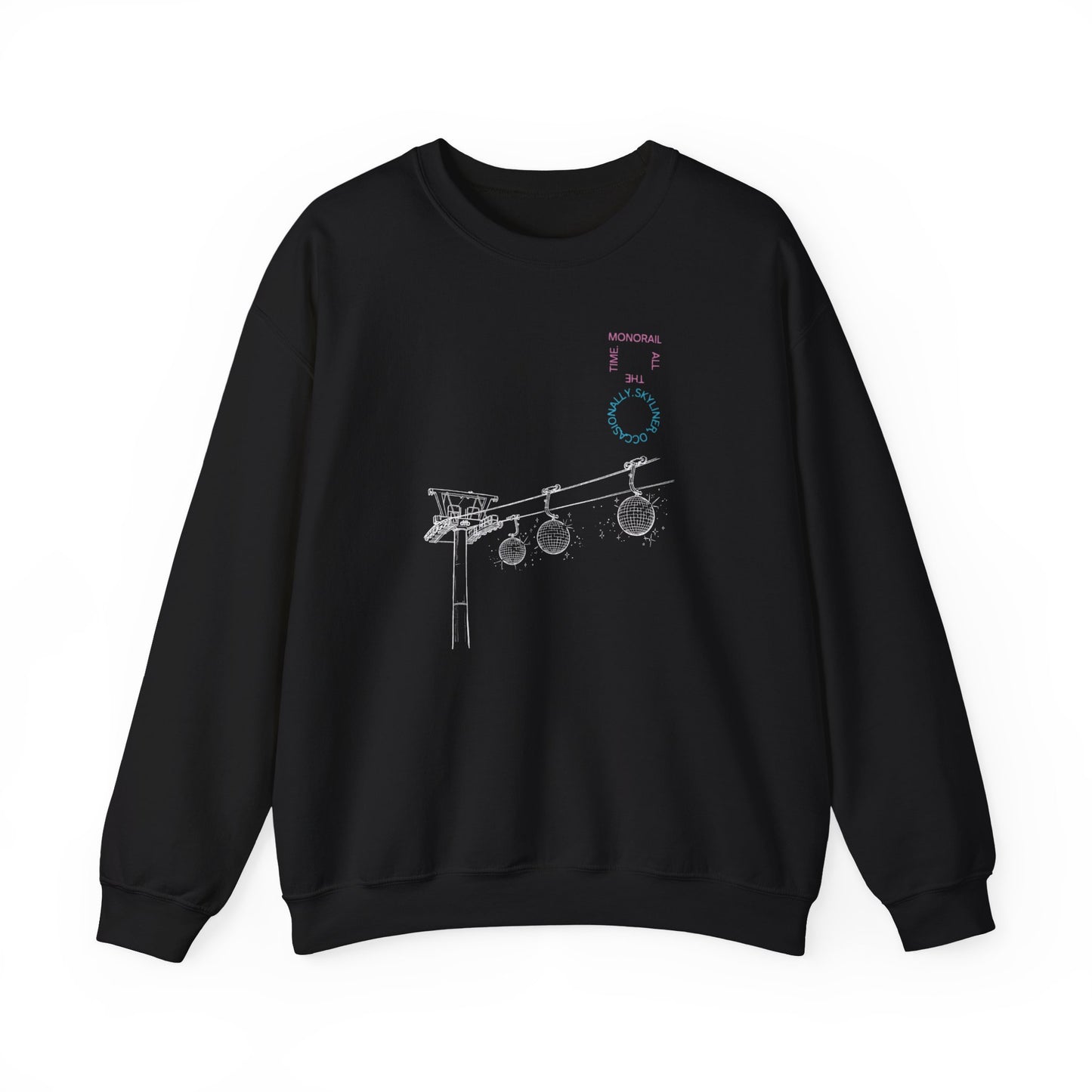 Monorail All The Time - Adult Crewneck Sweatshirt
