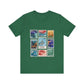 Magic Kingdom Vintage Stamps - Adult Tee Shirt