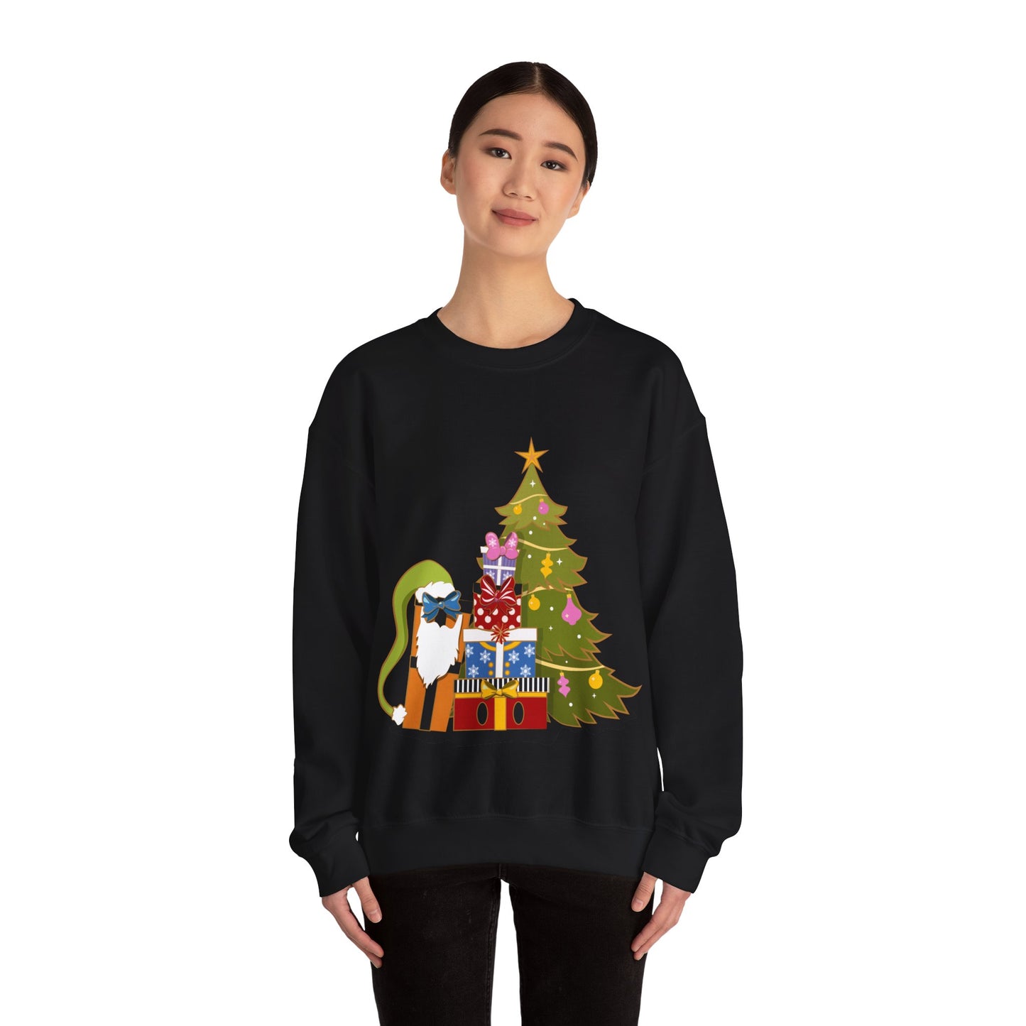 Fab 5 as Christmas Presents - Adult Crewneck Sweatshirt