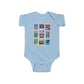 EPCOT Vintage Stamps - Baby Onesie