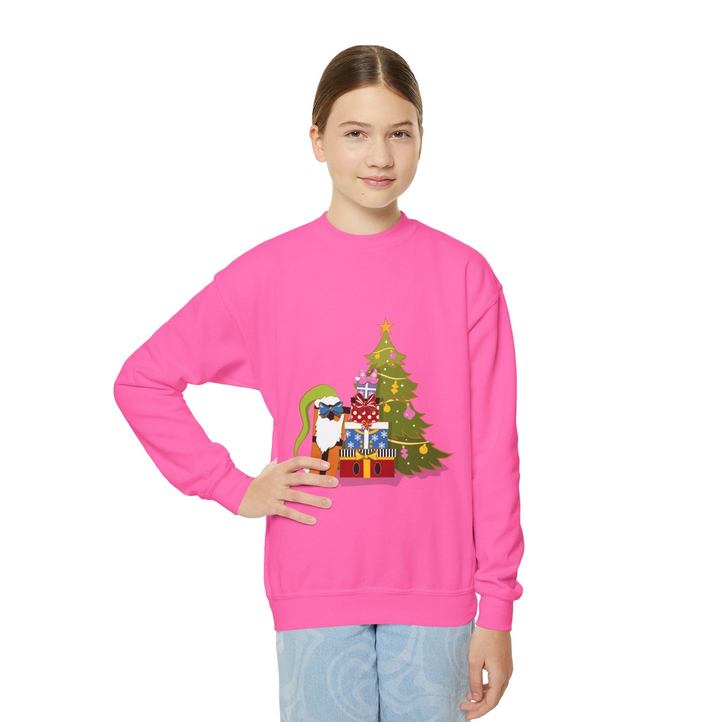 Fab 5 as Presents - Youth Crewneck Sweatshirt