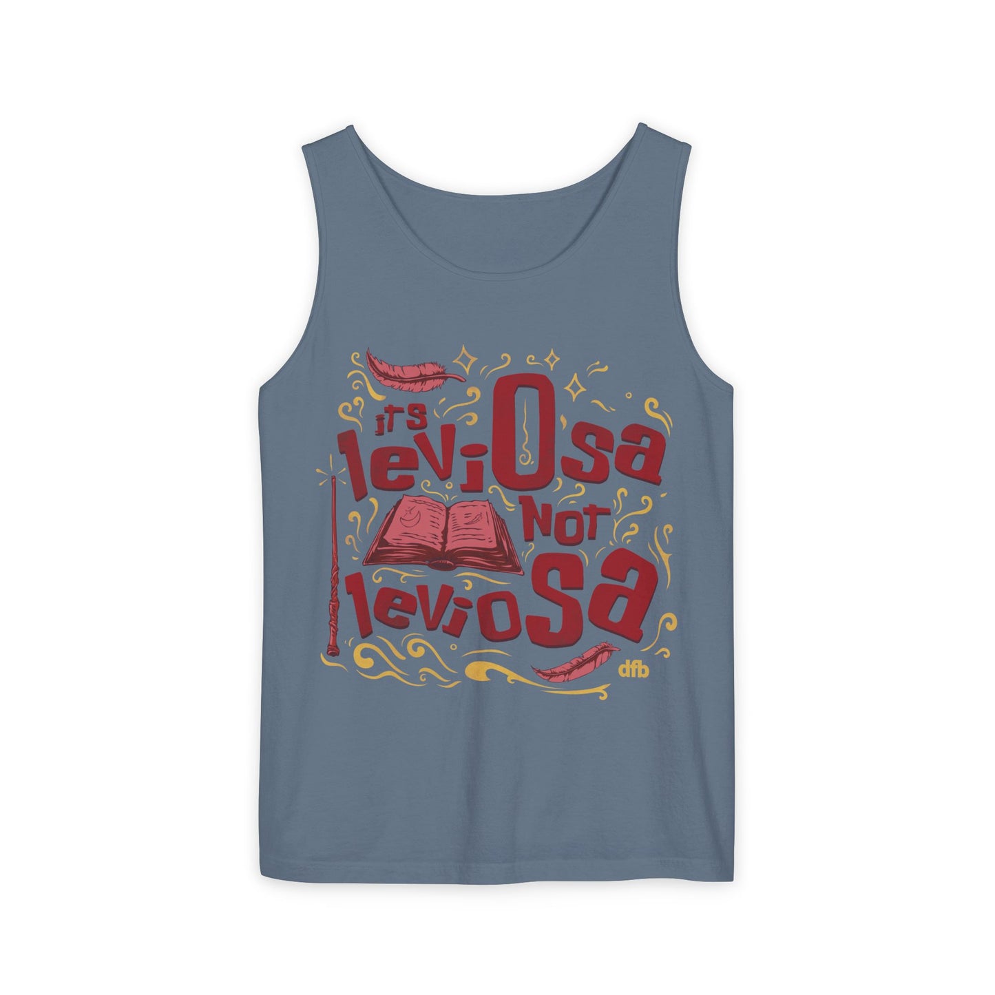 Hermione Quote - Unisex Garment-Dyed Tank Top