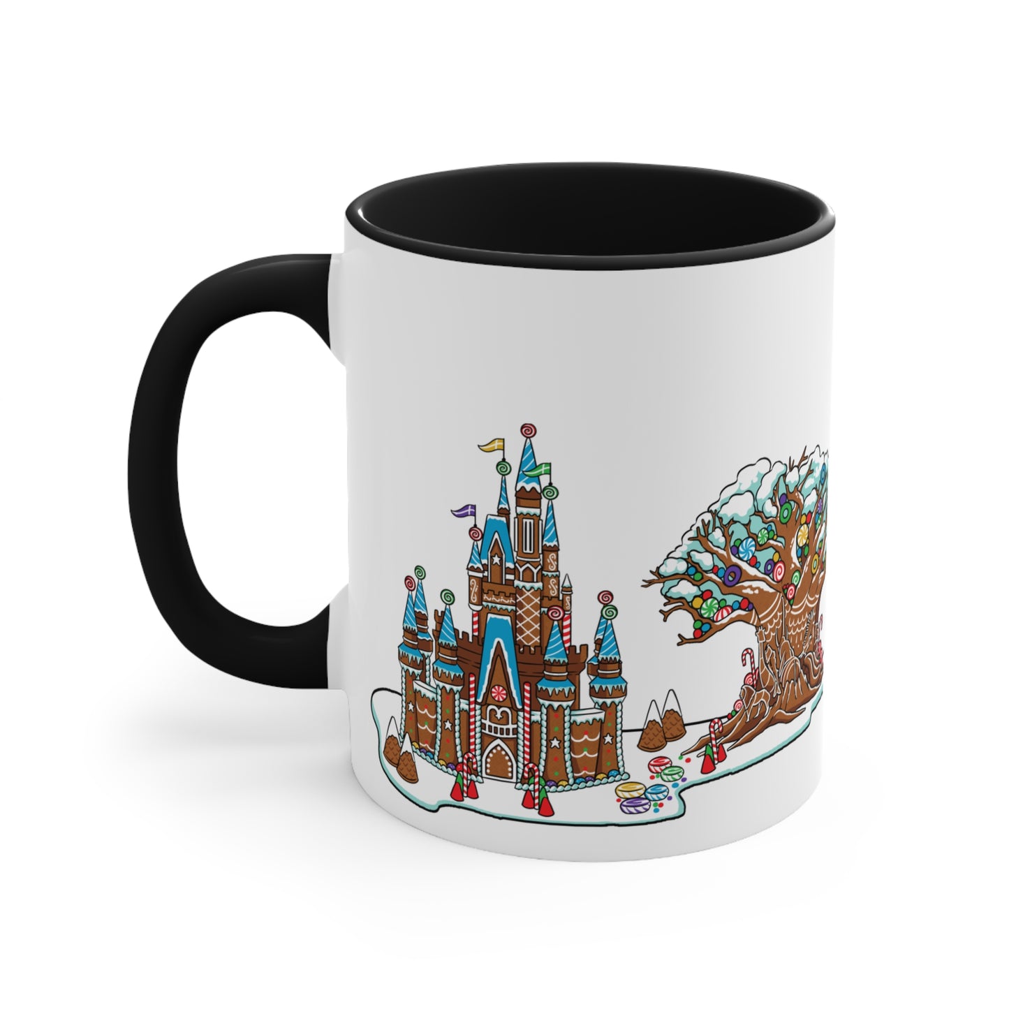 Gingerbread Park Icons - Accent Mugs