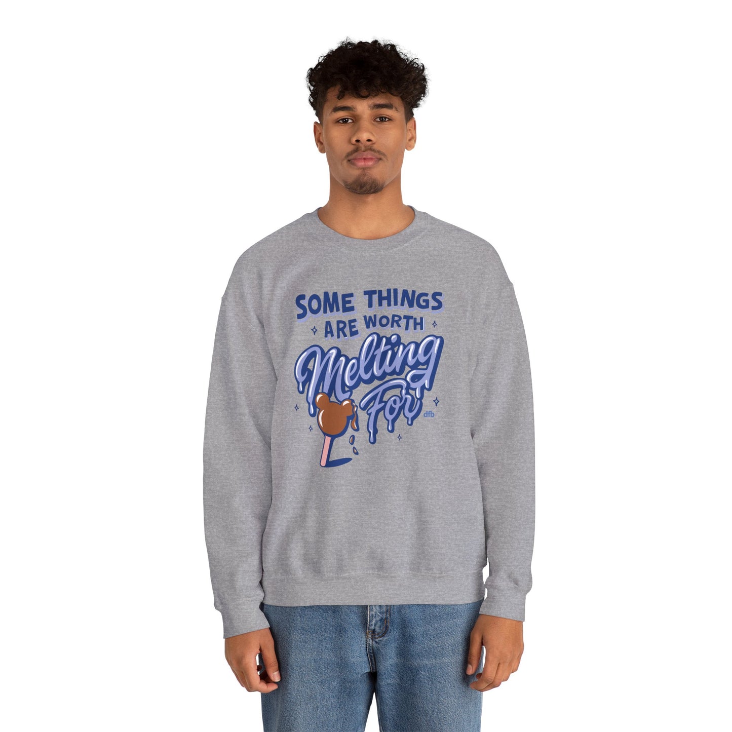 Some Things Are Worth Melting For - Adult Crewneck Sweatshirt