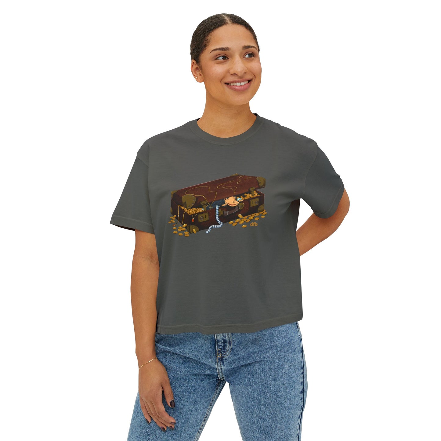 Niffler in a Suitcase - Women's Boxy Tee