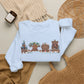 Gingerbread Park Icons - Adult Crewneck Sweatshirt