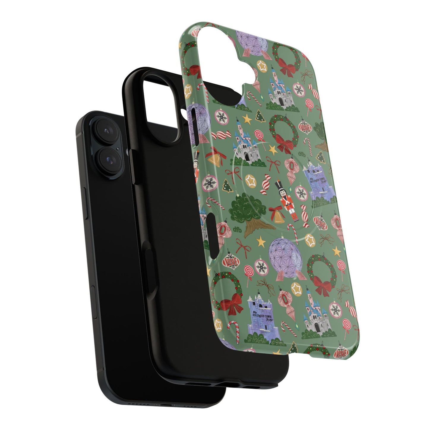 Park Icons Vintage Ornaments - Tough Magnetic iPhone Case