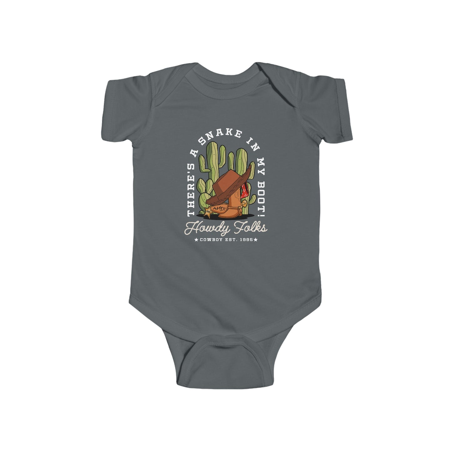 Howdy Folks -  Baby Onesie