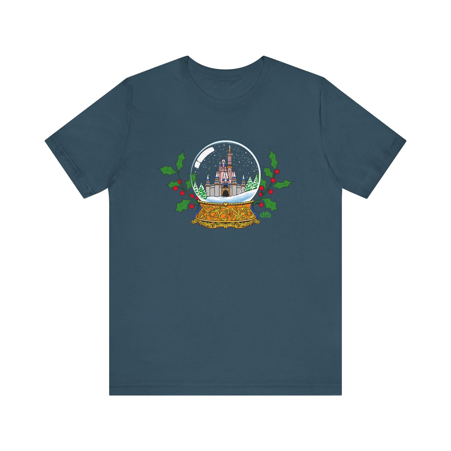 Magic Kingdom Snowglobes - Adult Tee Shirt