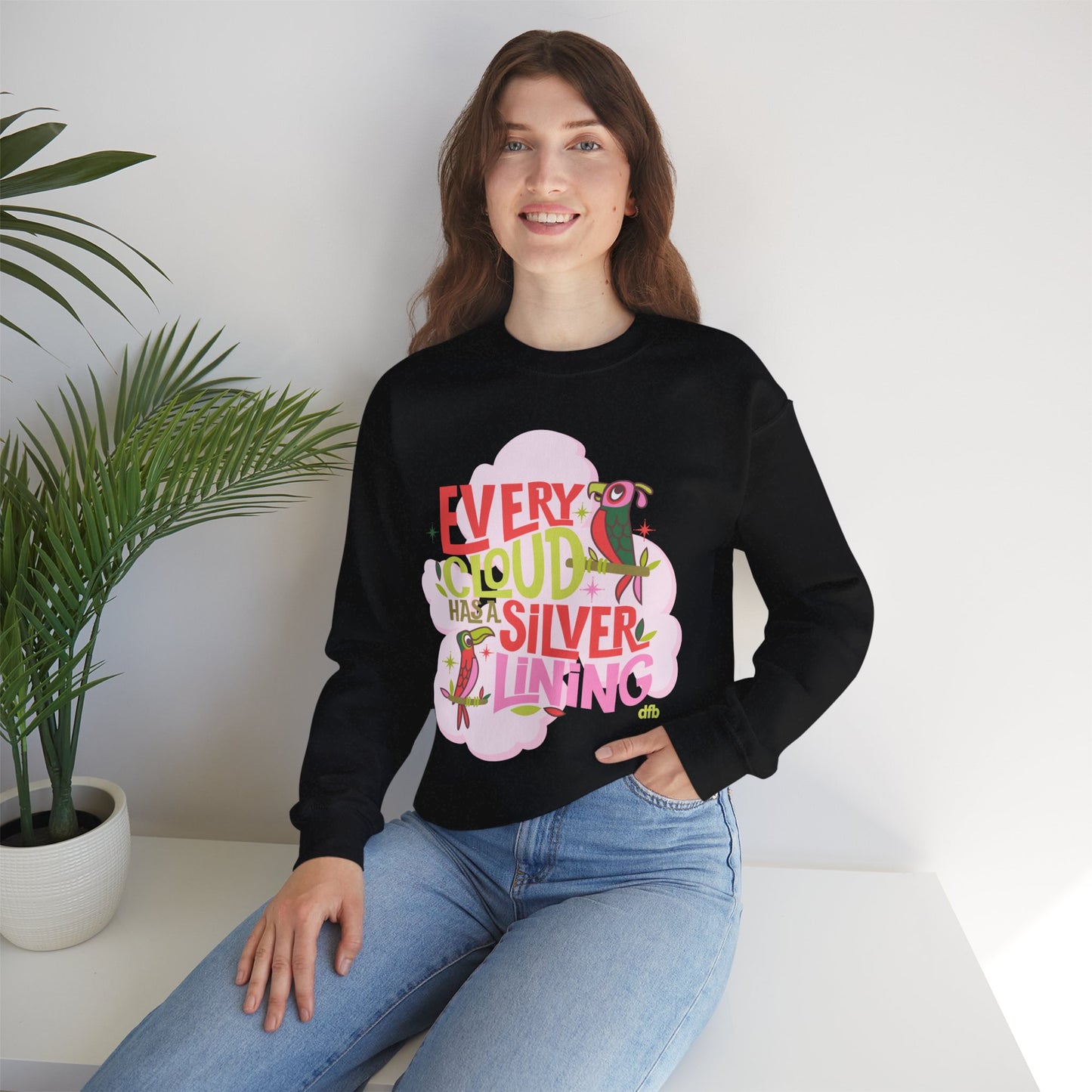 LIMITED EDITION Every Cloud Has a Silver Lining - Adult Crewneck Sweatshirt