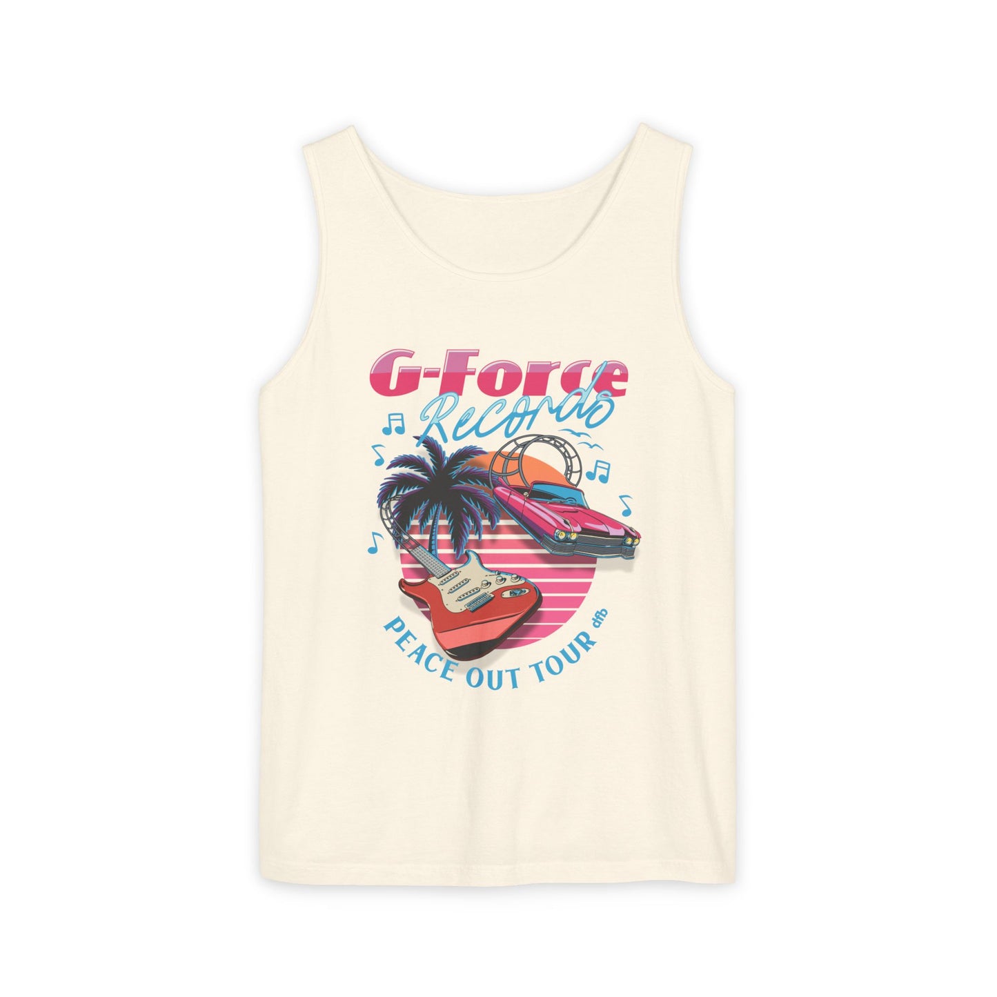 Peace Out Tour - Unisex Garment-Dyed Tank Top